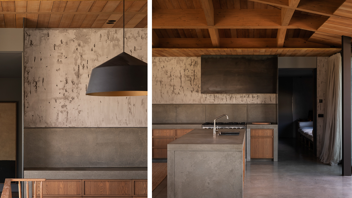 Matagouri House, Queenstown. Bespoke Concrete Finish.