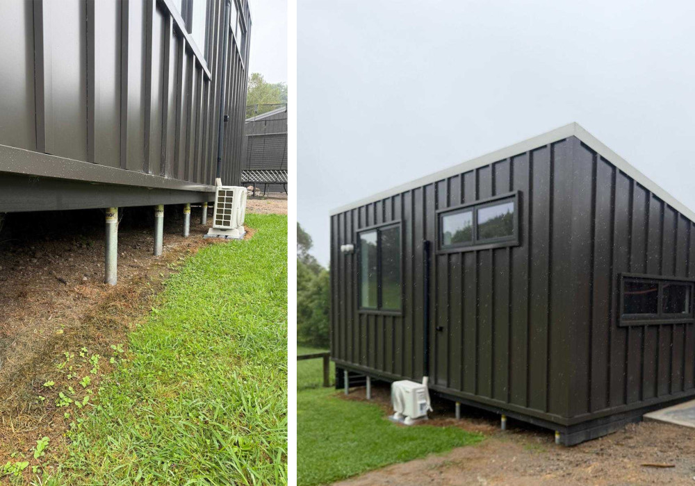 A One-Stop Shop Groundscrew Foundation Solution for a New SIP Panel Art Studio
