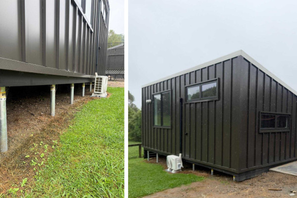 A One-Stop Shop Groundscrew Foundation Solution for a New SIP Panel Art Studio