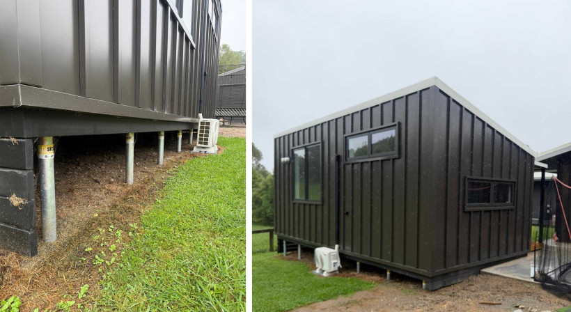 A One-Stop Shop Groundscrew Foundation Solution for a New SIP Panel Art Studio