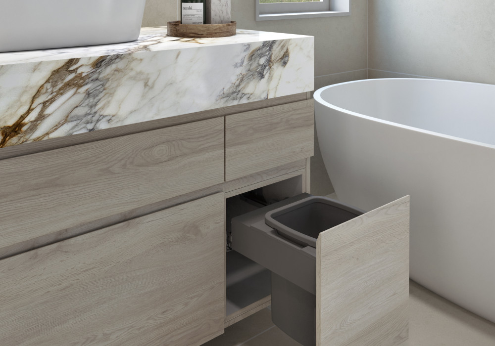 Concelo 1×13L Bathroom Bin Designed for Modern Bathroom Storage