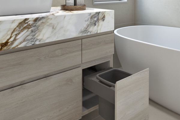 Concelo 1×13L Bathroom Bin Designed for Modern Bathroom Storage