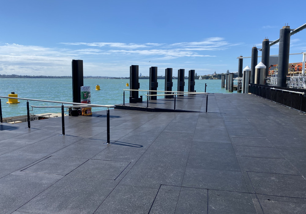 Delivering a Durable, Slip-Resistant Rubber Surface for Auckland Ferry Terminal