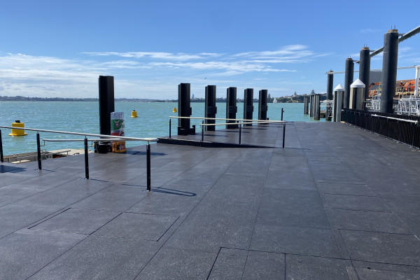 Delivering a Durable, Slip-Resistant Rubber Surface for Auckland Ferry Terminal