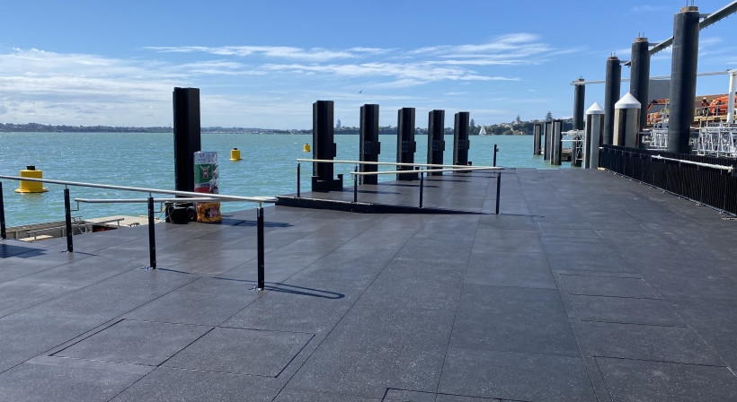 Delivering a Durable, Slip-Resistant Rubber Surface for Auckland Ferry Terminal