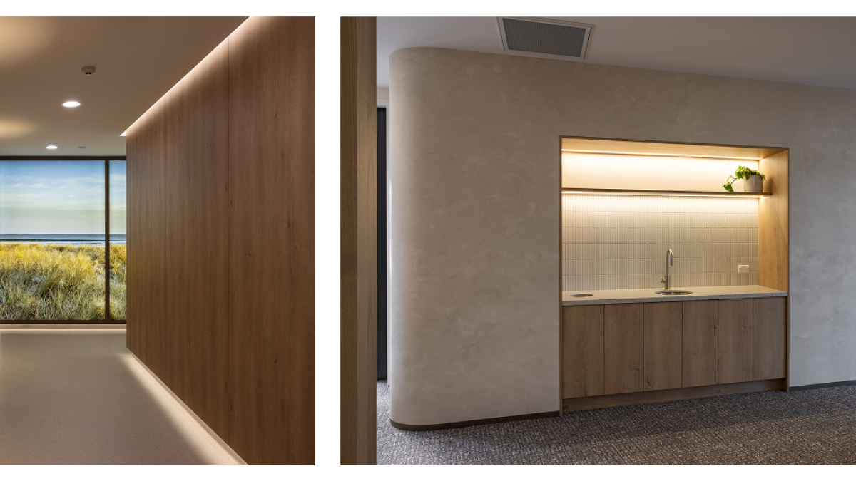 Melteca Parisian Oak at Auckland Radiology Oncology.