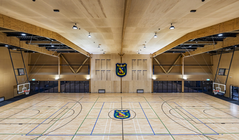 Fire-Rated Poplar Plywood Enables Performance and Flexibility at FDMC Gym