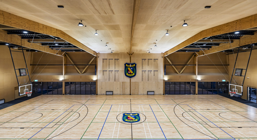 Fire-Rated Poplar Plywood Enables Performance and Flexibility at FDMC Gym