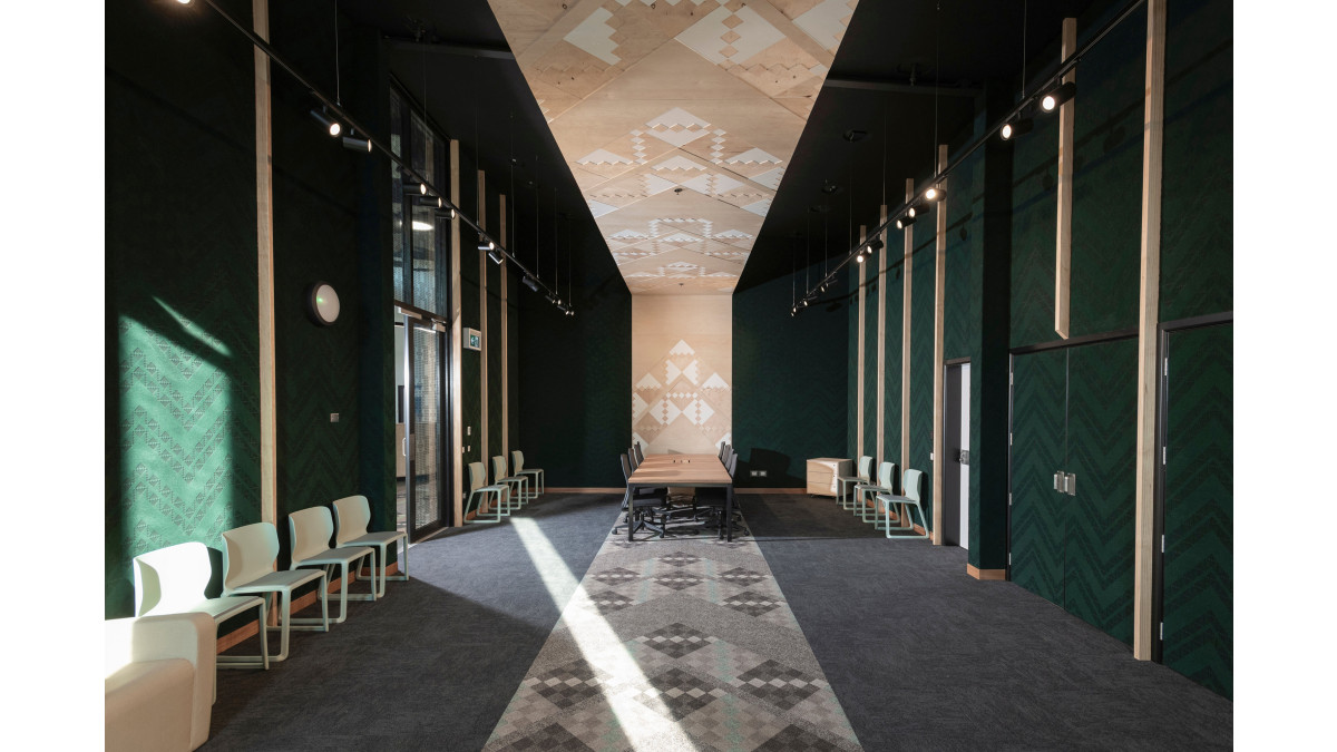 Resene Commercial Interior & Public Space Tone-e Award Winner – Te Whare whi Ora by MODE. Featuring Resene Aquaclear D59 Satin in Natural.<br />
Photographer: Strike Photography.
