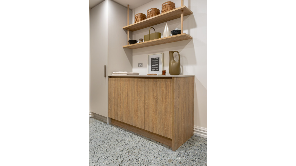 Basement Laundry Case Study: Du Bois Design & Hideaway Bins – EBOSS