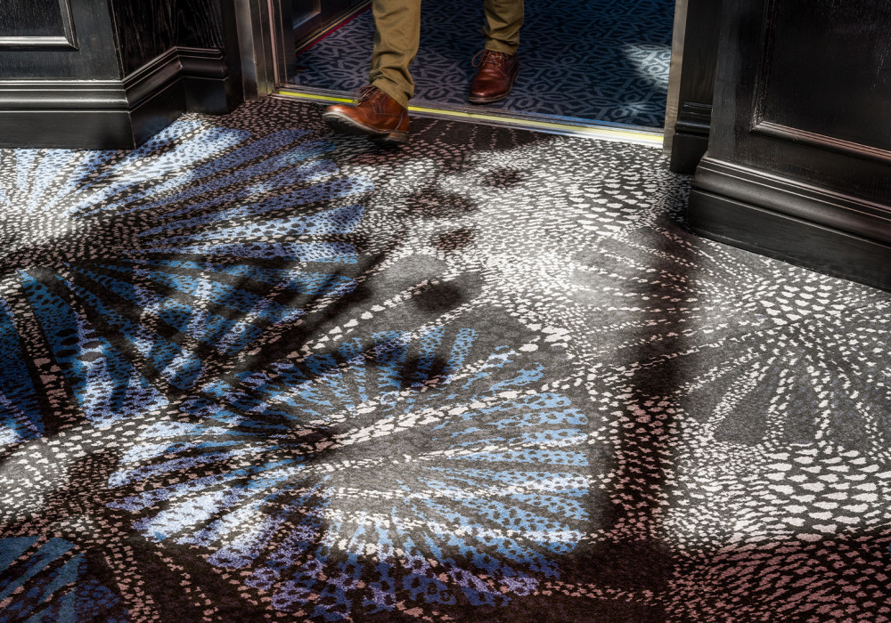 Belgotex Axminster Carpet Tiles Combine Bespoke Design and Function at Christchurch Casino