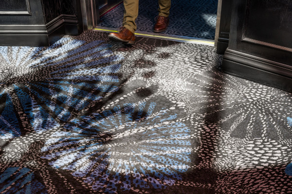 Belgotex Axminster Carpet Tiles Combine Bespoke Design and Function at Christchurch Casino