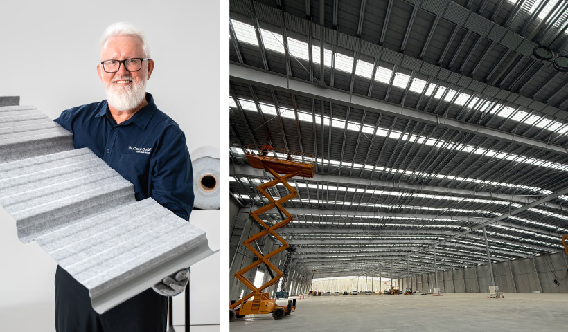 Up to 50% Faster Roof Installation with FleeceCote: Built-In Condensation Control for Long Run Steel Roofs