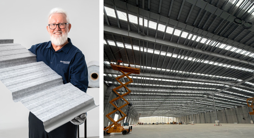 Up to 50% Faster Roof Installation with FleeceCote: Built-In Condensation Control for Long Run Steel Roofs