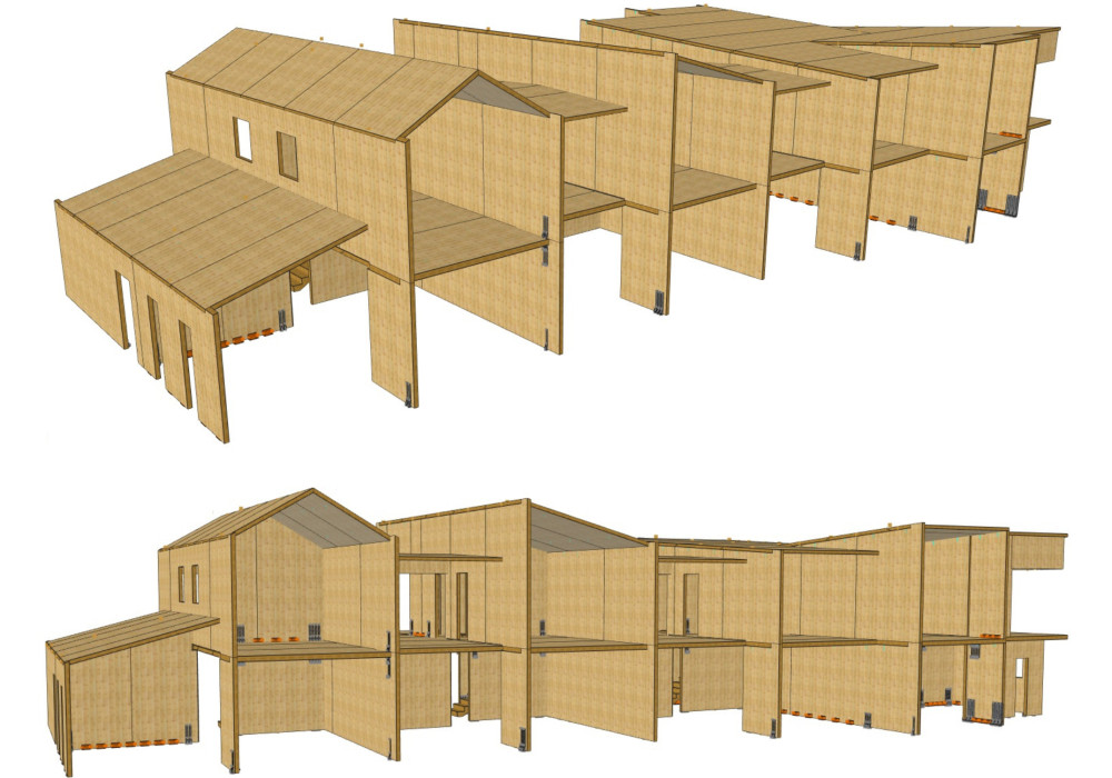 Red Stag TimberLab CLT Walls for Intertenancy Systems