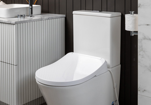 New Integrated Bidet Seat with Built-In Backflow Protection