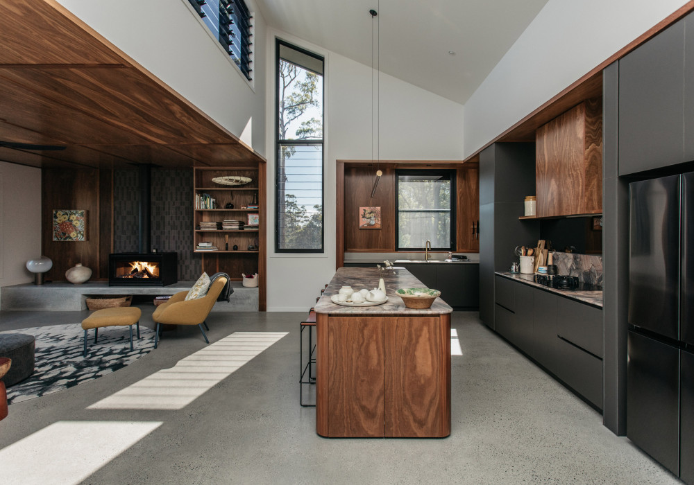 Legacy House by Jessica Hardwick Architecture: A Fire That Earns Its Place