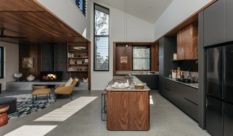 Legacy House by Jessica Hardwick Architecture: A Fire That Earns Its Place