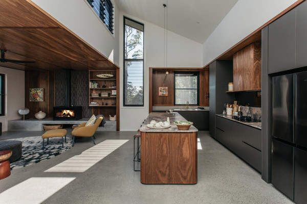 Legacy House by Jessica Hardwick Architecture: A Fire That Earns Its Place