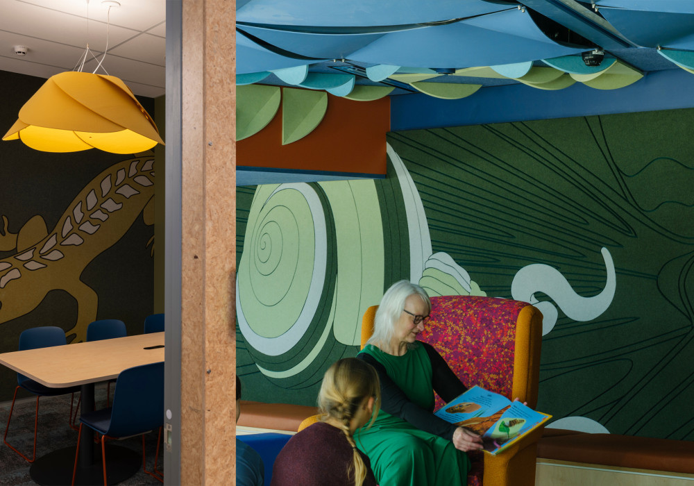 Creative and Colourful Acoustic Solutions for Te Matapihi Wellington Central Library