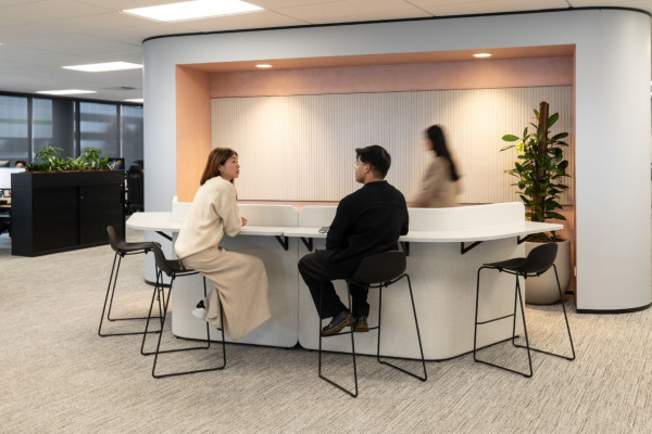 Samsung Auckland Office Fitout Uses Heritage Carpets to Shape Flexible Neighbourhoods
