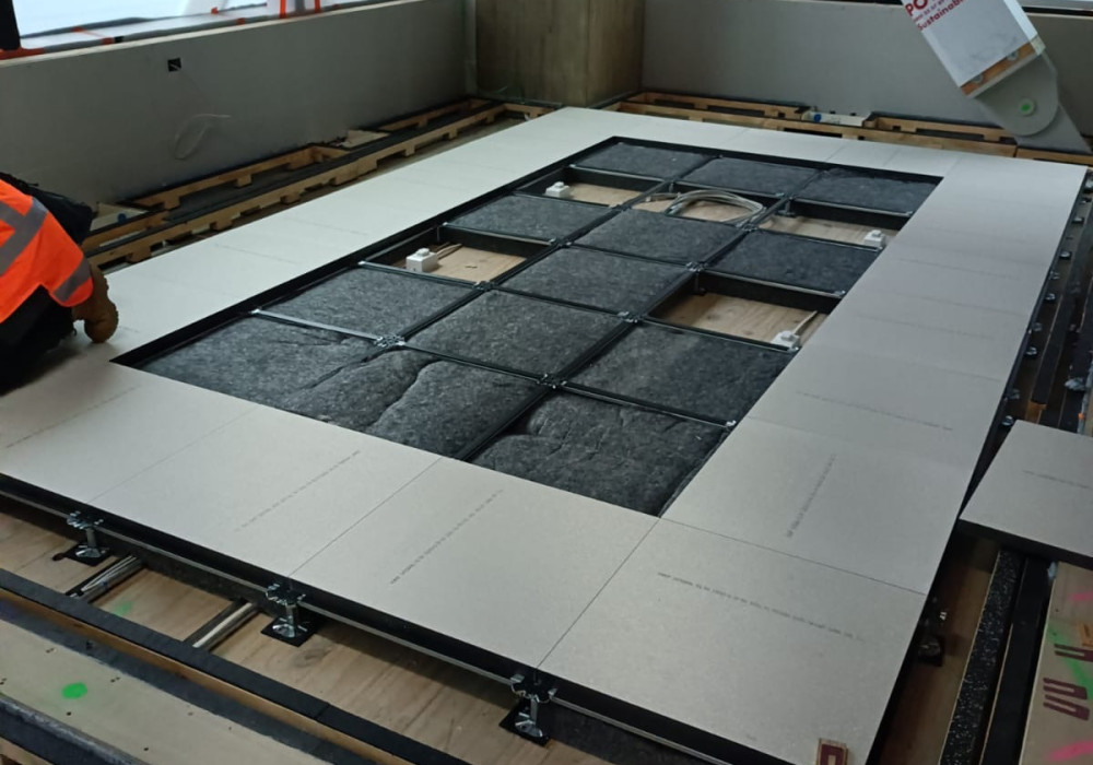 Delivering a Level Finish on a Deflecting CLT Structure