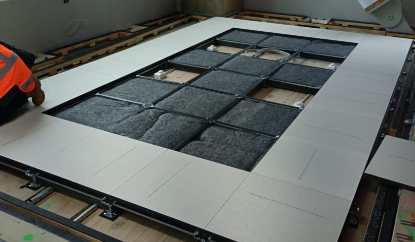 Delivering a Level Finish on a Deflecting CLT Structure