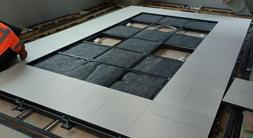 Delivering a Level Finish on a Deflecting CLT Structure