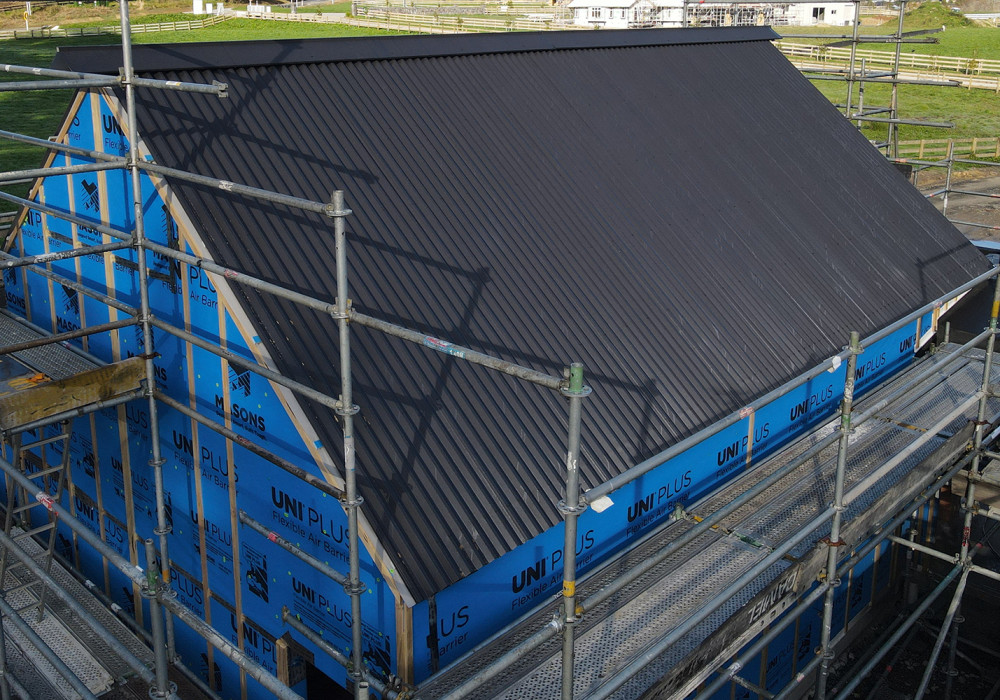 Interior Trades Progress Uninterrupted Thanks to Masons' Wrap