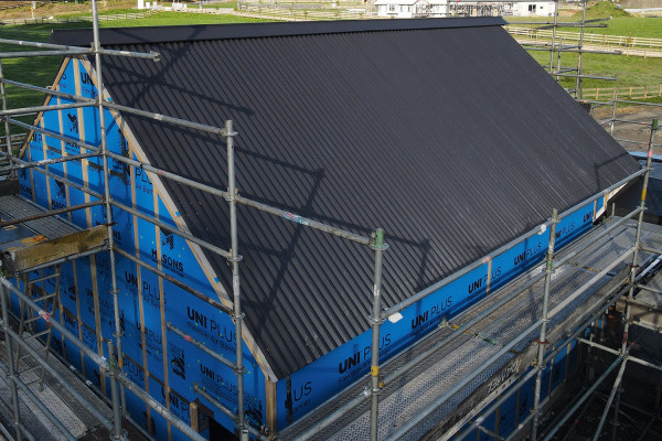 Interior Trades Progress Uninterrupted Thanks to Masons' Wrap