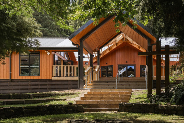 Achieving a Low Maintenance Woodgrain Facade for a Remote Outdoor Education Campus