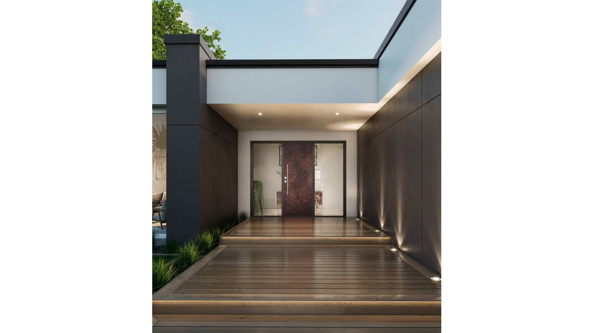 Photo render of PLA00 Forged Dark Aged Copper.