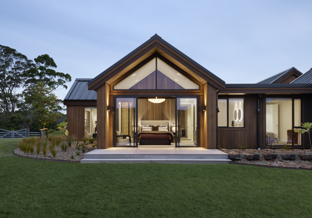 Palliser Downs Showhome: TMT Taxon Cladding and Interior Panelling
