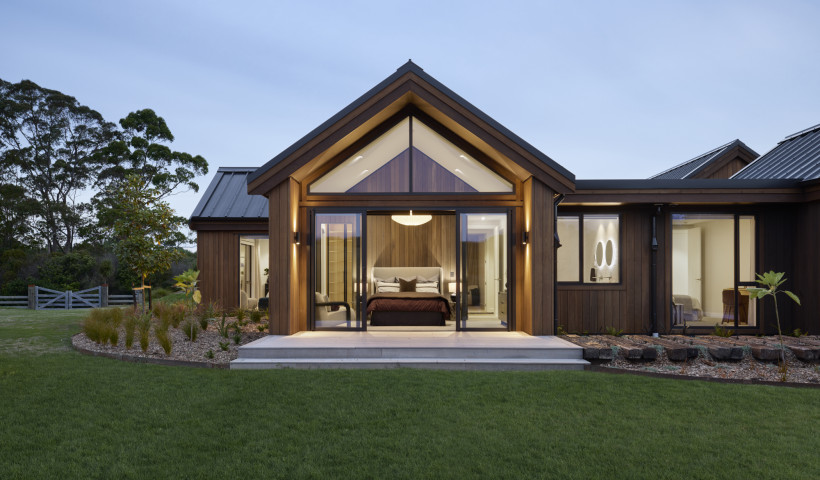 Palliser Downs Showhome: TMT Taxon Cladding and Interior Panelling
