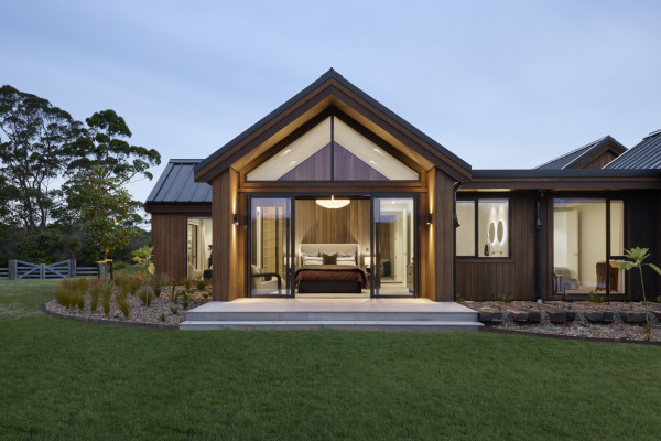 Palliser Downs Showhome: TMT Taxon Cladding and Interior Panelling