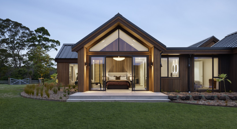 Palliser Downs Showhome: TMT Taxon Cladding and Interior Panelling