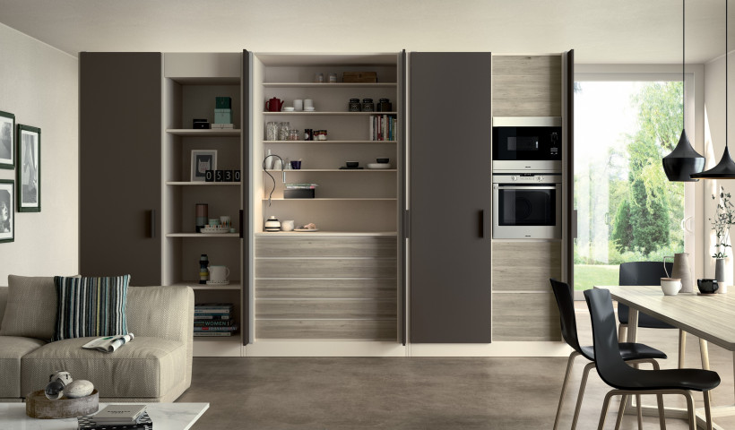 Gravity: The Above-Bench Pocket Door Solution