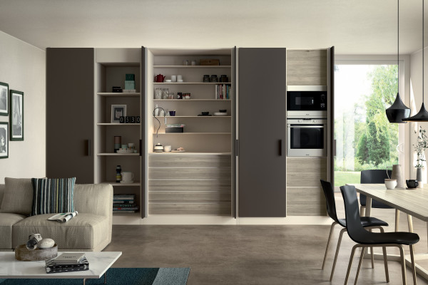 Gravity: The Above-Bench Pocket Door Solution