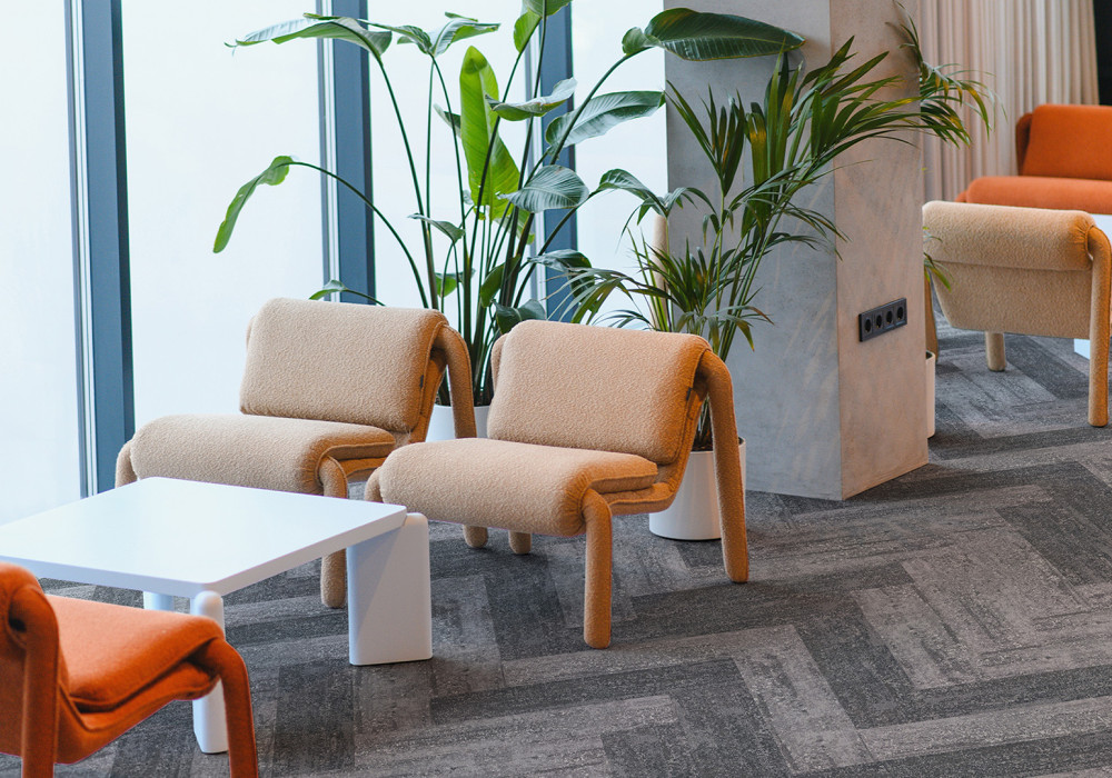Supporting Low-Carbon Interior Design Goals with Belgotex Landform Carpet Tiles