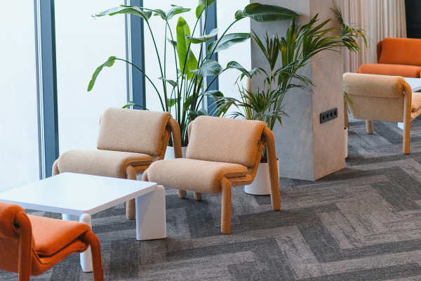 Supporting Low-Carbon Interior Design Goals with Belgotex Landform Carpet Tiles