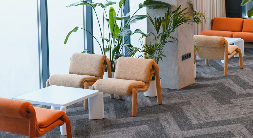 Supporting Low-Carbon Interior Design Goals with Belgotex Landform Carpet Tiles