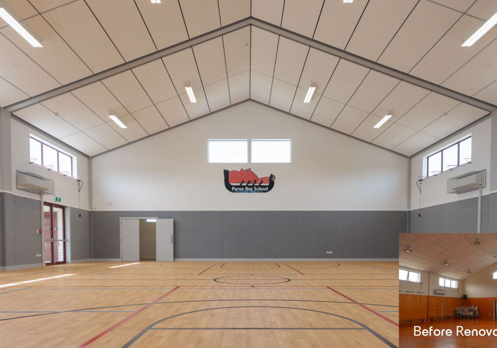 New Acoustic Ceiling Wows in School Weathertightness Remediation Project