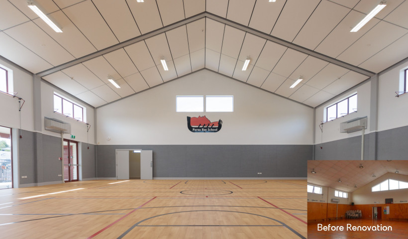 New Acoustic Ceiling Wows in School Weathertightness Remediation Project
