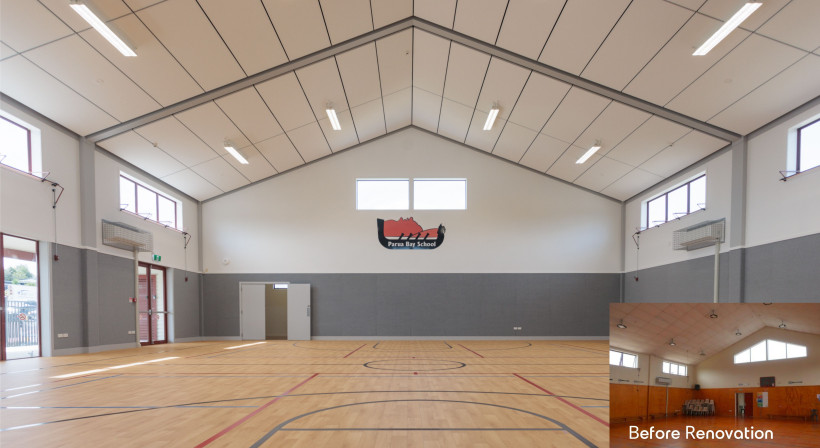 New Acoustic Ceiling Wows in School Weathertightness Remediation Project
