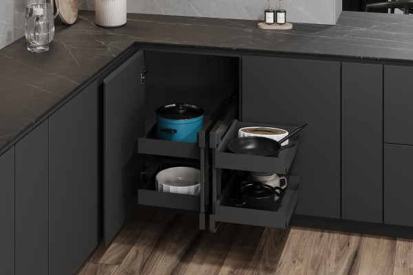 Optimise Space in the Kitchen with New Slimline Steel Range of Storage Pull Outs