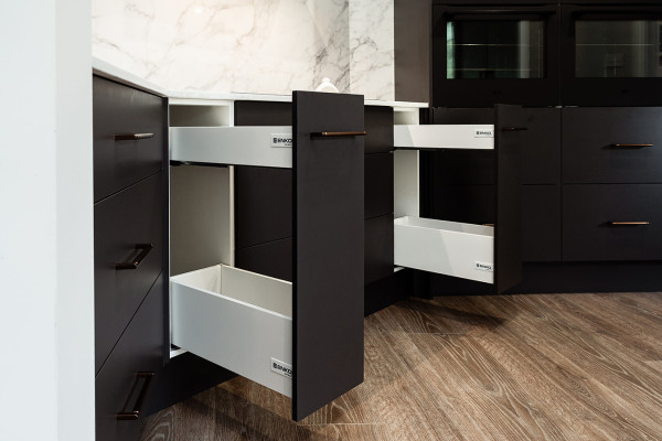Enko's Slimbox Soft Close Drawer System: Premium Storage for Modern, Minimalist Cabinetry