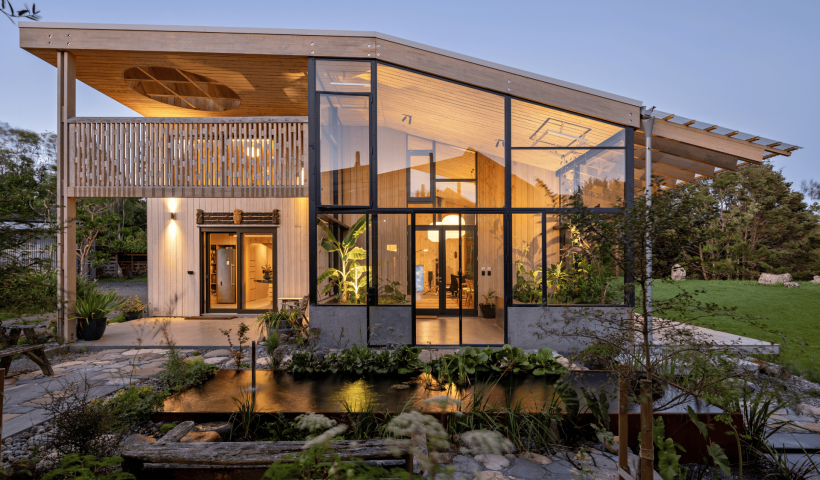 Prolam Glulam Helps Shape an Award-Winning Architect’s Low-Carbon Home