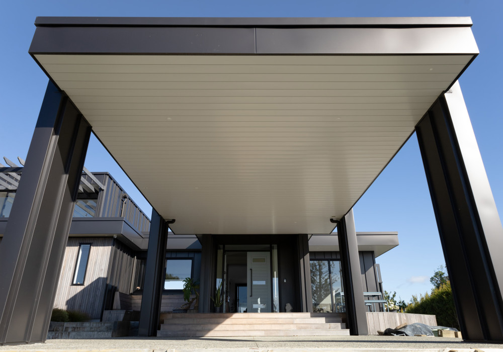 A Pre-finished Interlocking Soffit Panelling System That Streamlines Construction