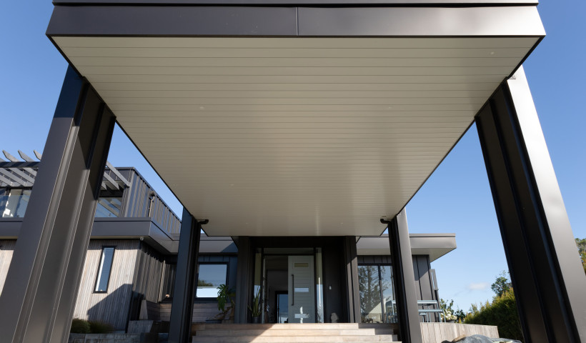 A Pre-finished Interlocking Soffit Panelling System That Streamlines Construction