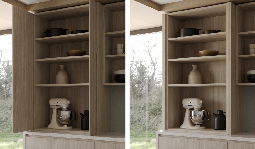 Gravity: The Above-Bench Pocket Door Solution